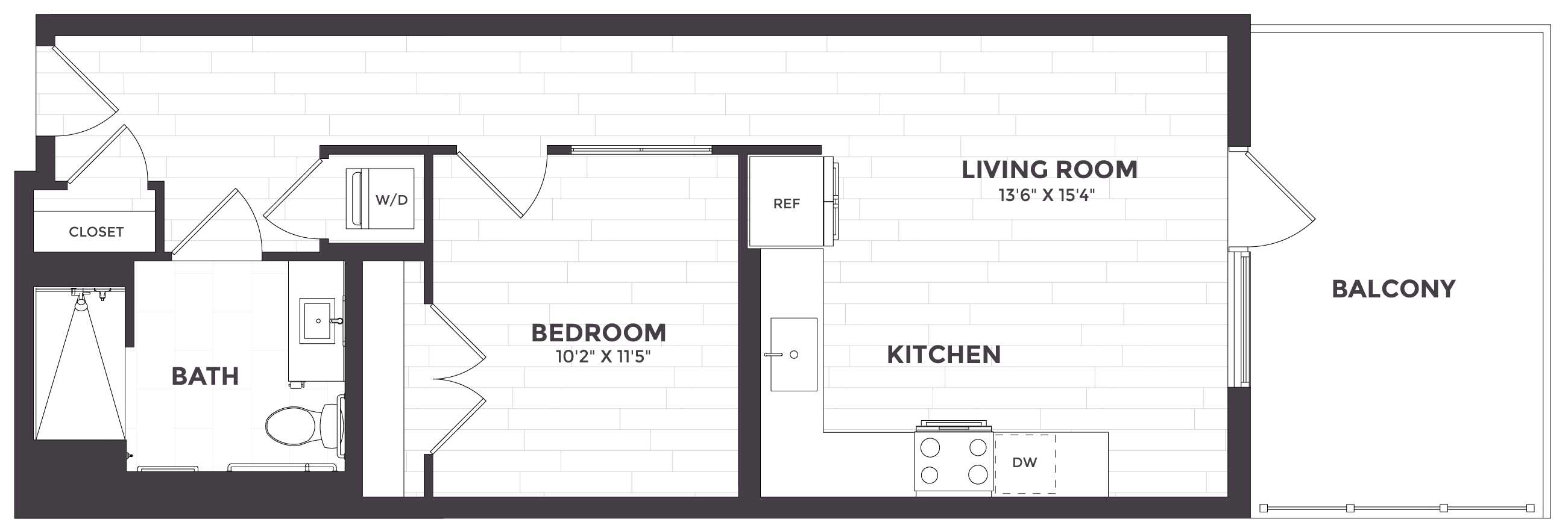 Floor Plan Image of Apartment Apt 0515